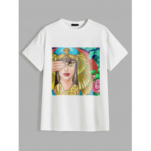Tricou regina egipteană Cleopatra art